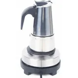 Queeucaer Elektrisch Kaffeekanne Espressokocher Kaffeebereiter Espressomaschine 4 Tassen,200ml,zur Kontrolle des Wasserdrucks, zu brühen, indem Hochdruckwasser durch