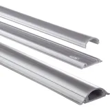 Hama Pvc Kabelkanal halbrund, 100/3,5/0,9cm Grau