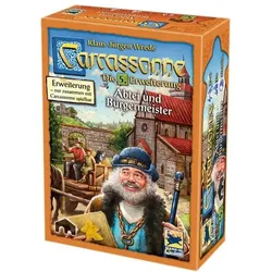 ASMODEE HIGD0110 Hans im Glück Carcassonne - Abtei & Bürgermeister