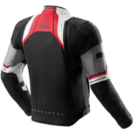 Rebelhorn Borg 2 Motorradjacke Schwarz/Grau/Rot L