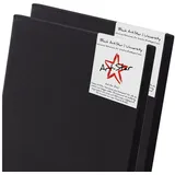Art-Star Keilrahmen 2 St. 70x100 cm Schwarz
