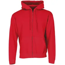 FRUIT OF THE LOOM Classic Hooded Sweatjacke Herren Rot XL