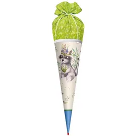 ROTH Schultüte Willi Waschbär - rund 70 cm.