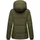 Navahoo Damen, Winterjacke mit Kapuze und abnehmbaren Kunstfell-Kragen Sag ja XIV Dark Olive Gr. XL - XL