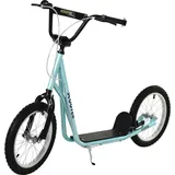 Homcom Kinderscooter mit Handbremse blau