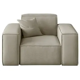 Fun Möbel Sessel Designersessel CELES in Stoff Opera Velvet Creme