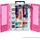 Barbie Puppenzubehör Tragbarer Kleiderschrank Pink GBK11