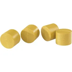 Bruder, Zubehör: 4 Rundballen für Claas Rollant 02344, Profi, 9x1x1 cm, Beige, 4...