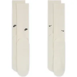 Nike Everyday Cushioned Crew-Socken 2er Pack Beige/Schwarz 46-50