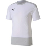 Puma Teamgoal 23 træningstrøje Jr T shirt, Puma White-gray Violet, 164 EU