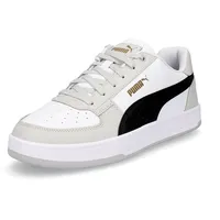 Puma Unisex Caven 2.0 Sneaker, White Black Ash Gray Gold, 40 EU - 40 EU