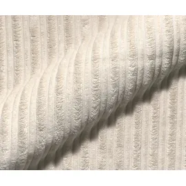DeLife Wohnlandschaft Isla 430x225 Cord Beige Ottomane links