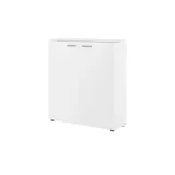 Finori Schuhschrank 100 x 110 x 34 cm weiß / weiß