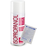 ISOPROPANOL - 200ml Spraydose - Isopropylalkohol - hochreines Lösungsmittel - Reinheit > 99,9% - Universalreiniger - Cramolin - 4021411 inkl. 1 St. DEWEPRO® SingleScrubs - 2-Propanol IPA