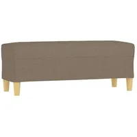 VidaXL Sitzbank Taupe 100x35x41 cm Stoff