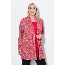 Ulla Popken Shirtjacke in pfauenblau | Gr.: 50-52