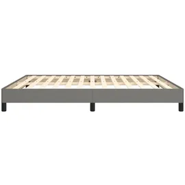 vidaXL Bettgestell 180 x 200 cm Dunkelgrau