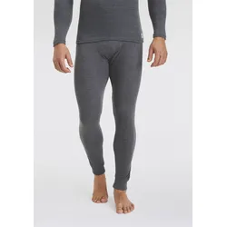 Thermounterhose HEATKEEPER "Long John", Herren, Gr. XXL, grau (anthrazit, meliert), Obermaterial: 50% Baumwolle, 50% Polyester, meliert, eng, Unterhosen, wärmend, TOG-Rating 0,45, schnelltrocknend, Skiunterwäsche
