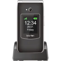 Beafon, SL645, Silverline, Seniorenhandy mit SOS Notruftaste, Klapphandy, XXL Innendisplay 2,8 "Zoll(7,11cm)/ XXL Farbaußendisplay 1,77" Zoll(4,49cm), Kamera 3,0 MP, IP54