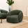 Home Deluxe Sessel CASARA Webstoff 99 x 72 x 104 cm Dunkelgrün