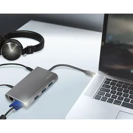 Logilink UA0383 - USB 3.2 (Gen 1) (3.1 Gen 1) Type-C Silber