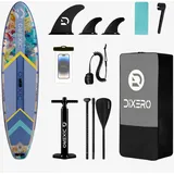 COIL SUP-Board Aufblasbares SUP Board Set – Stand Up Komplettset, (Set, mit Paddel, mit Pumpe), wasserdichte Handytasche, Stabil, Leicht, Zubehör bunt 335 cm