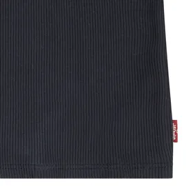 Levi's Ripptanktop LEVI'S KIDS "LVG MEET AND GREET RIBBED TANK", Mädchen, Gr. 8 (128), schwarz, Obermaterial: 95% Baumwolle, 5% Elasthan, Rundhals, Tops, for GIRLS
