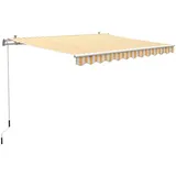 Gelenkarmmarkise Aventura 3x2m Gelb-Weiß