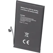 AccuCell Akku passend für Apple iPhone 12/12 Pro, Li-Polymer, 3,83V, 2815mAh, 10,78Wh, built-in, ohne Werkzeug