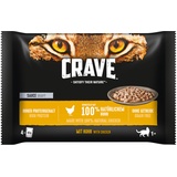 Crave Katze Portionsbeutel Multipack Sauce mit Huhn 4 x 85 g -