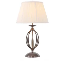 Elstead Lighting Tischleuchte Beistelllampe Nachttischlampe Stahl Messing H 55
