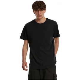 Build Your Brand T-Shirt Round Neck, Männer Basic T-Shirt mit Rundhalsausschnit, Regular Fit, Baumwolle, Black, XXL