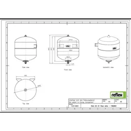 Reflex DD 33 bar 10 l Weiß