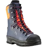 HAIX Protector 2.0 Schnittschutzstickerei KOX Edition mit Gore-Tex, Blau / Orange, 44 EU - 44 EU