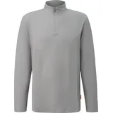 QS T-Shirt in Rippstruktur | grau - XXL