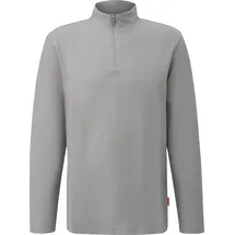QS T-Shirt in Rippstruktur | grau - XXL