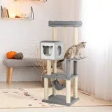 PawHut Kratzbaum groß 155 cm grau