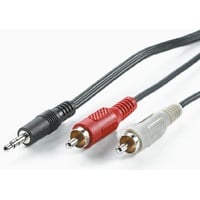 Roline Audiokabel Klinkenstecker 3,5 - 2 Cinchstecker 1,5m