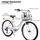 HH HILAND HILAND 26 Zoll Cruiser Bike für Männer und Frauen, Step-Through Rahmen Cityräder für Erwachsene mit Gepäckträger und Korb, Fender - Lila