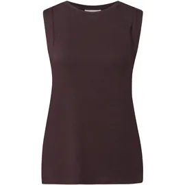 street one studio Damen, Jersey-Top mit Chiffon - 46