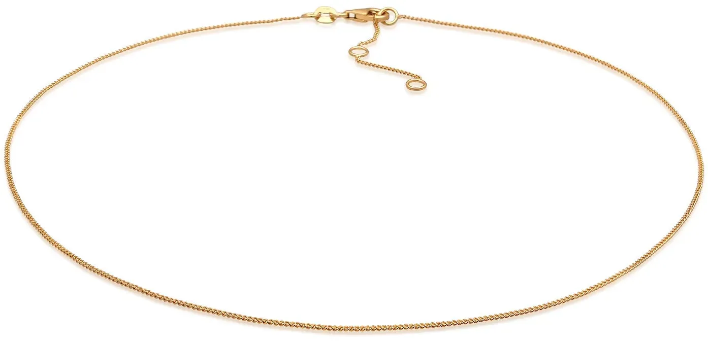 Elli Silberkette »Halskette Choker Halskette 925 Sterling Silber 36cm« Elli Gold 36