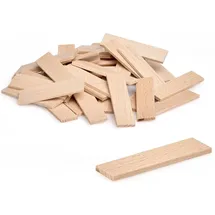 Metrie 200 Stück 1/4 Holzstäbchen
