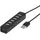 Vivanco USB 2.0 hub - 7 ports USB-Hubs - 7 - Schwarz
