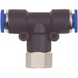 Riegler T-Steckverschraubung drehbar G 1/4 innen Ø 4 mm 1 Stück