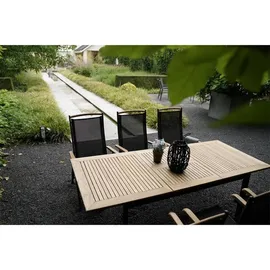 leslilivingb Monza Ausziehtisch 152-210 x 89 x 75,5 cm Anthrazit