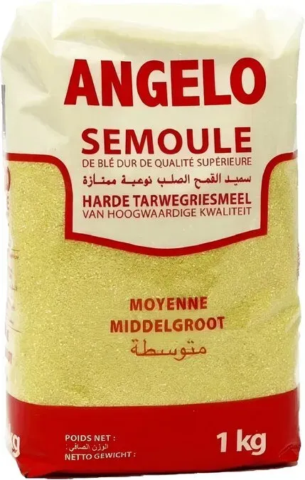 Angelo Semoul Hartweizengrieß mittel rot Türkisch, 1 kg