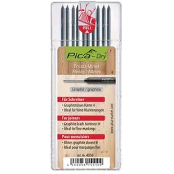 Minenset Pica-Dry 10x graphit Spezialhärte "H" f.feine Markierungen 10