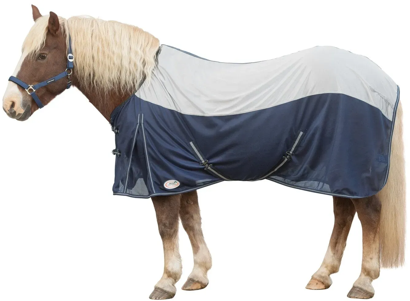 IRISh INNOVATION Fliegendecke Cooler XL navy/silver 155 cm
