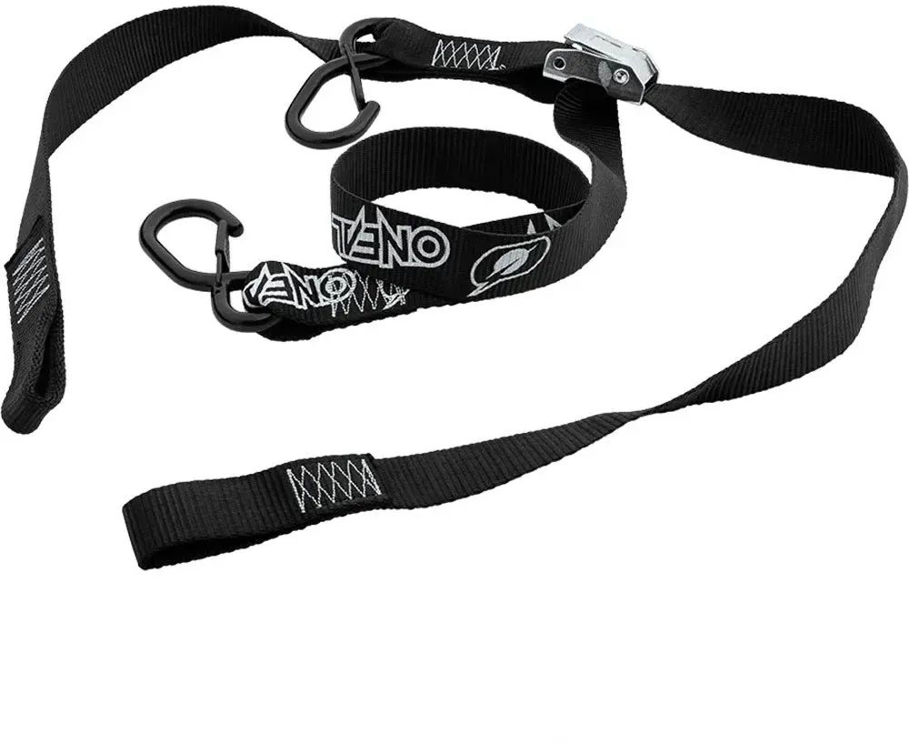Oneal De Luxe Soft Hook Tie Downs Logo Set Riemen - Black - One Size