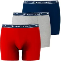 Boxershorts »Buffer«, (3er Pack), mit perfekter Passform für jeden Tag, Gr. XXL, rot-mittel-uni, , 33903359-XXL